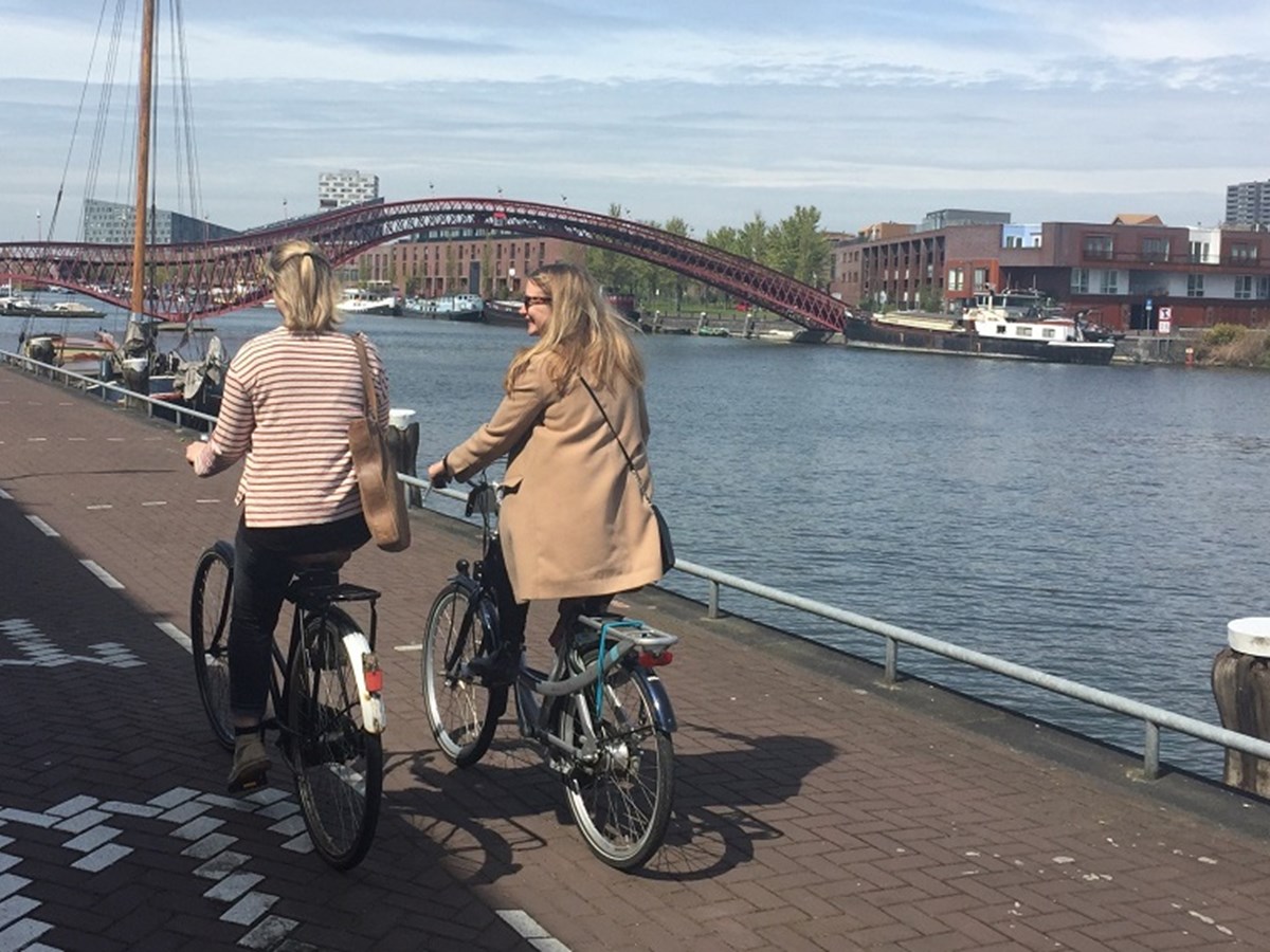 In countries like the Netherlands, women cycle more than men