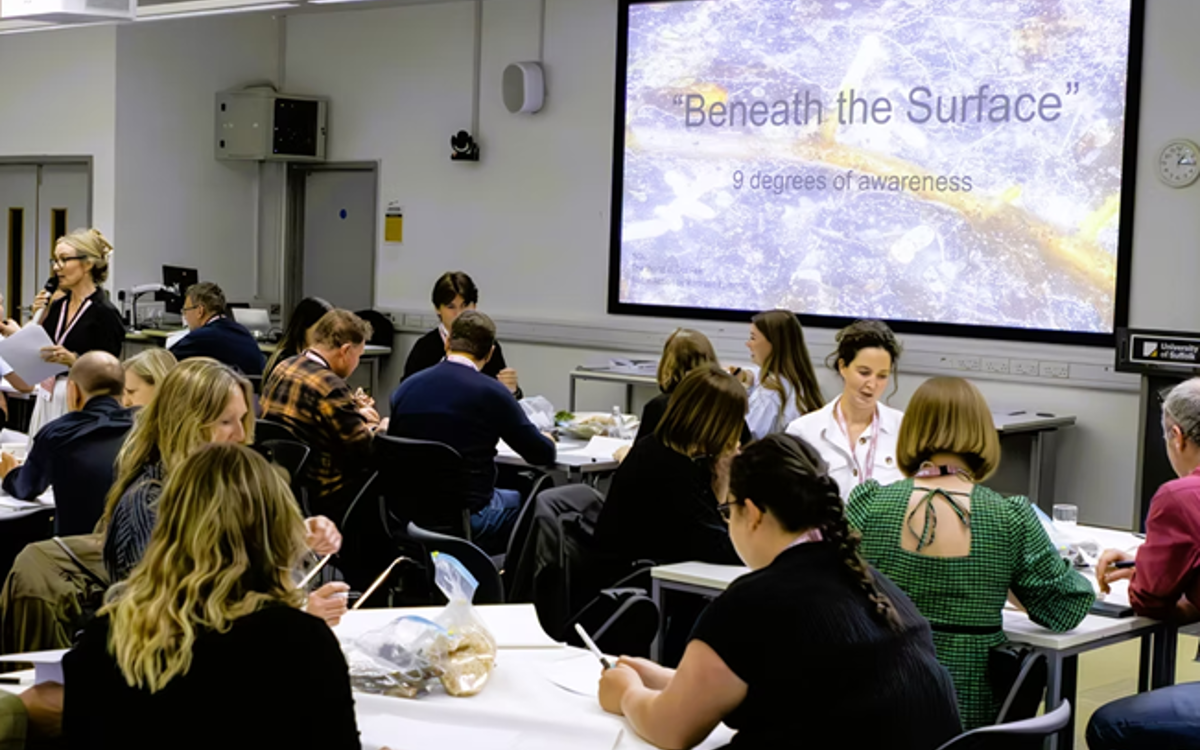 People taking part in workshop