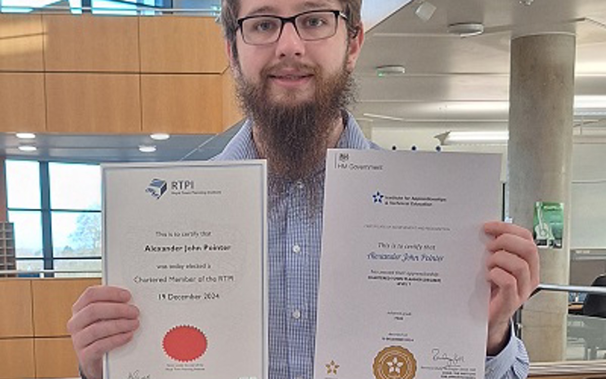 Alex Pointer: Celebrating becoming a Chartered Town Planner the ...