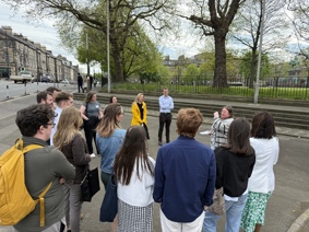 Delegates get out and about